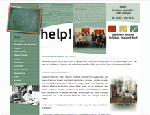 Tablet Screenshot of nachhilfeschule-help-goettingen.de